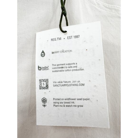 SANCTUARY Pants Size 30 NEW Y2K Strappy Cargo Standard Rise Pant Eco Natural - Picture 10 of 12